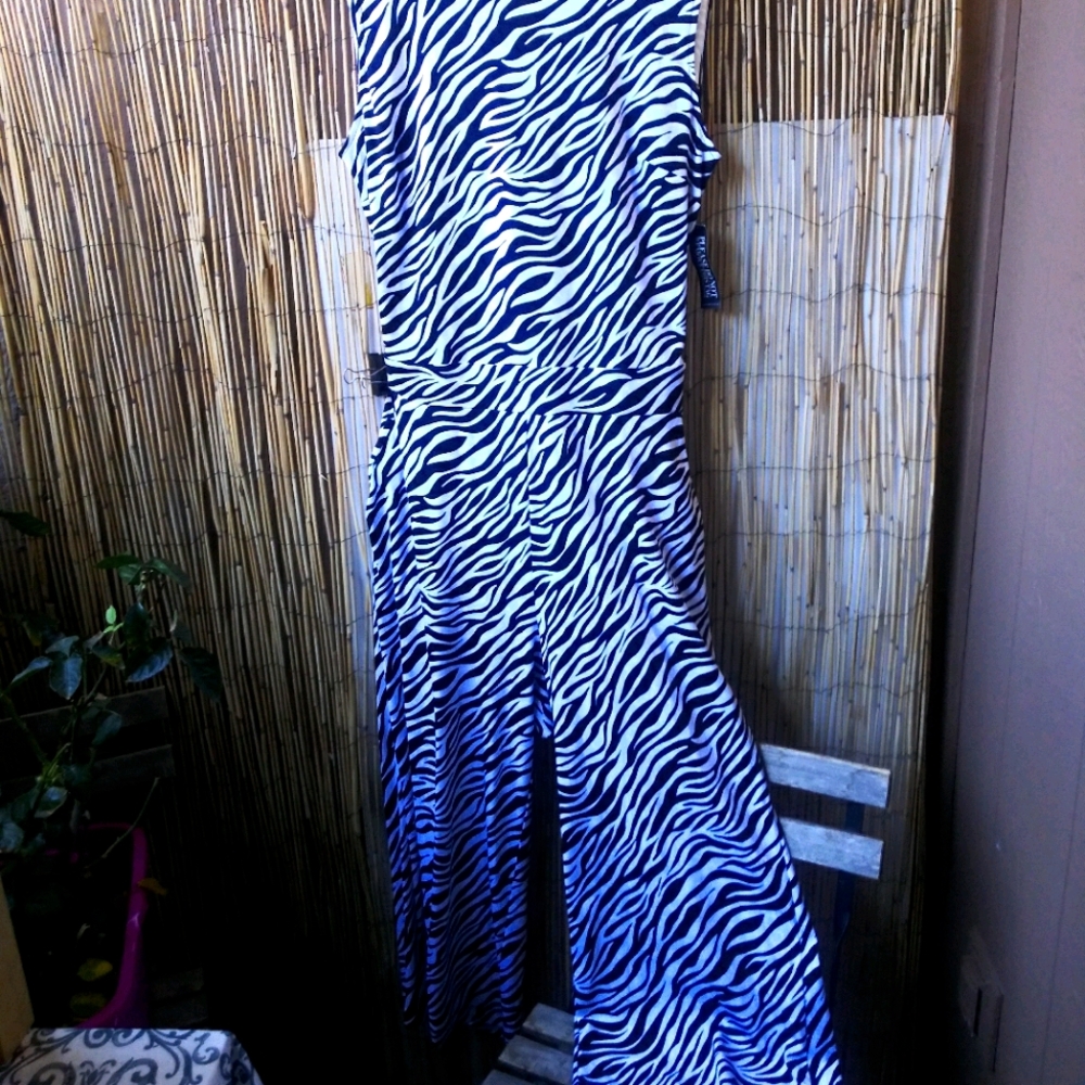 New York & Co 100% Cotton Jumpsuit